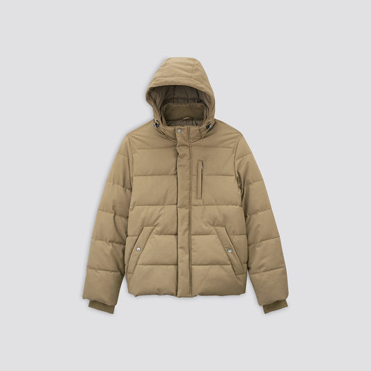 Doudoune matelassée capuche amovible
