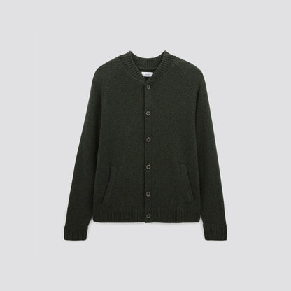 Cardigan boutonné uni