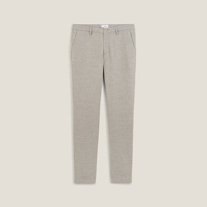 Pantalon slim fantaisie pied de puce