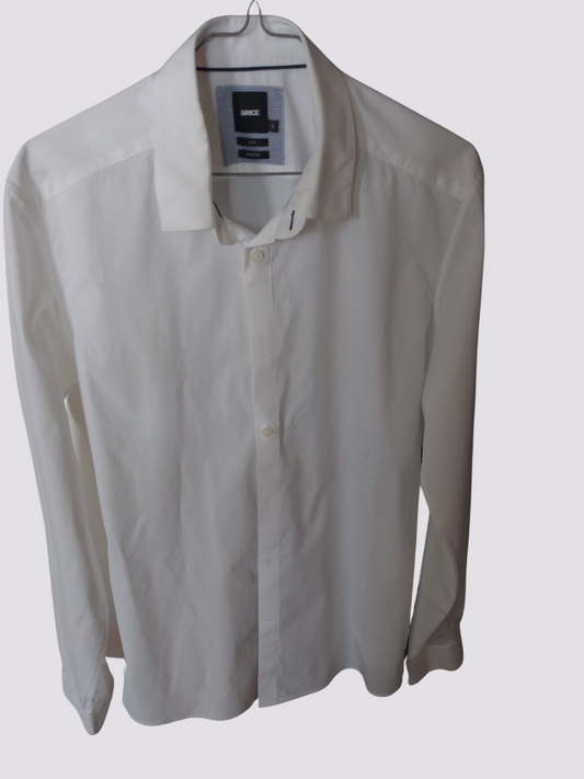 Chemise coupe slim manches longues