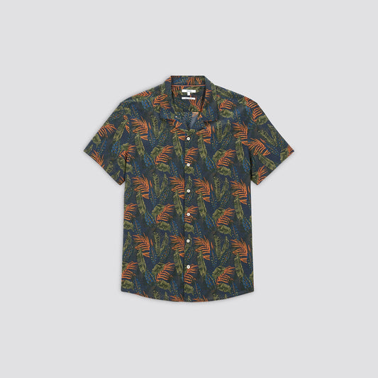 Chemise hawaïenne jungle regular coton