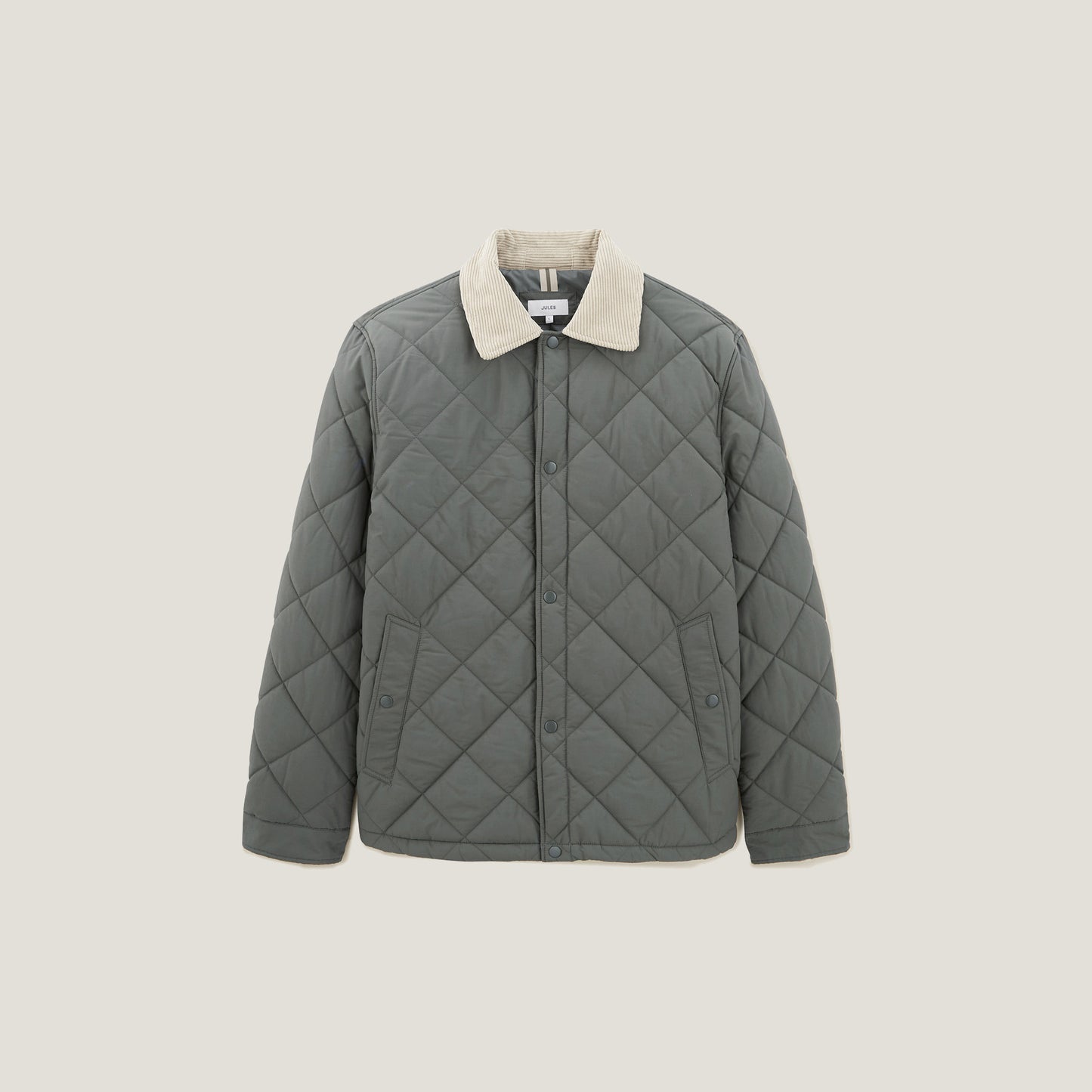 Blouson matelassé col velours