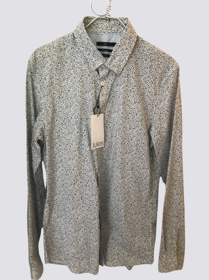 Chemise extra slim imprimé floral coton