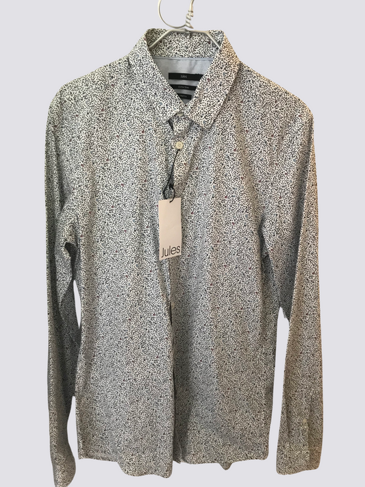 Chemise extra slim imprimé floral coton