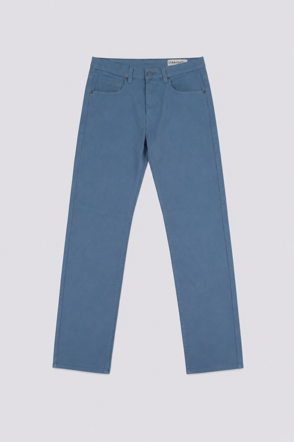 Pantalon droit bleu