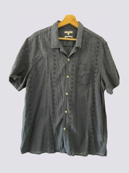 Chemise été bleue