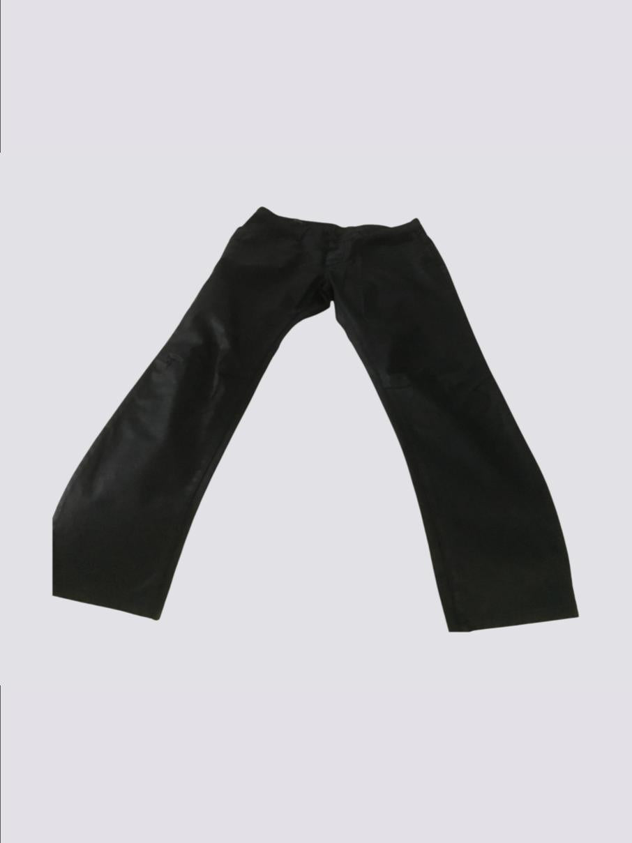 Pantalon noir pétrole slim