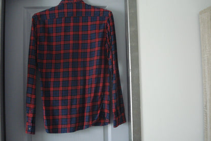 Chemise à Carreaux Ajustée