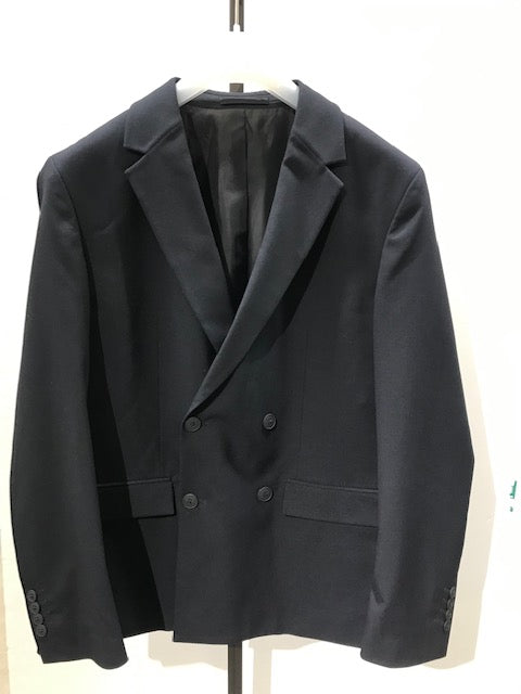 Veste de costume croisée confort - Bleu foncé