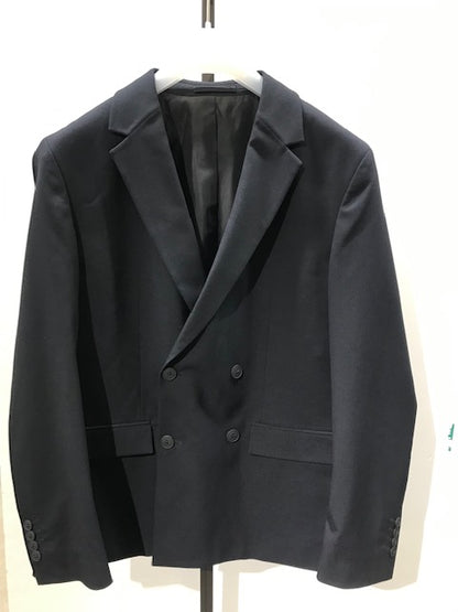 Veste de costume croisée confort - Bleu foncé