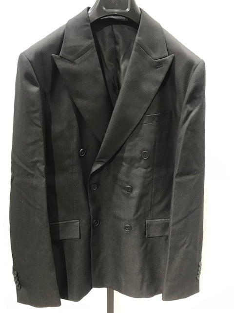 Veste de costume croisée confort - Noir