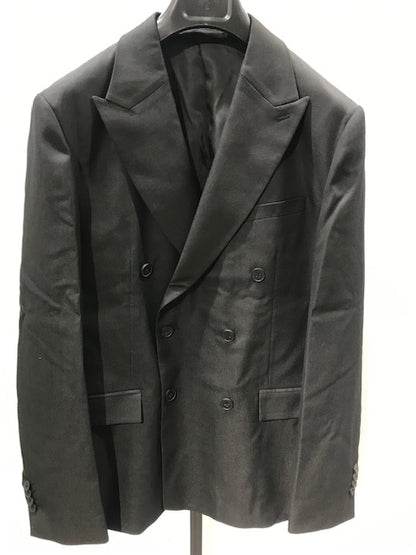 Veste de costume croisée confort - Noir