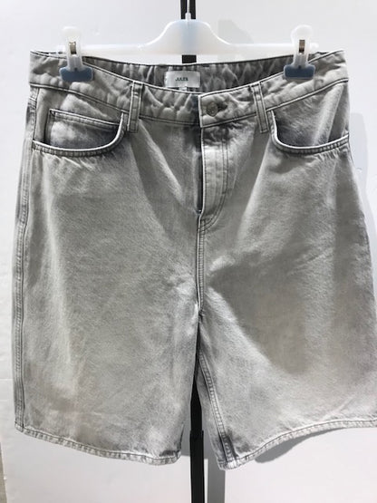 Short en jean long - Gris moyen
