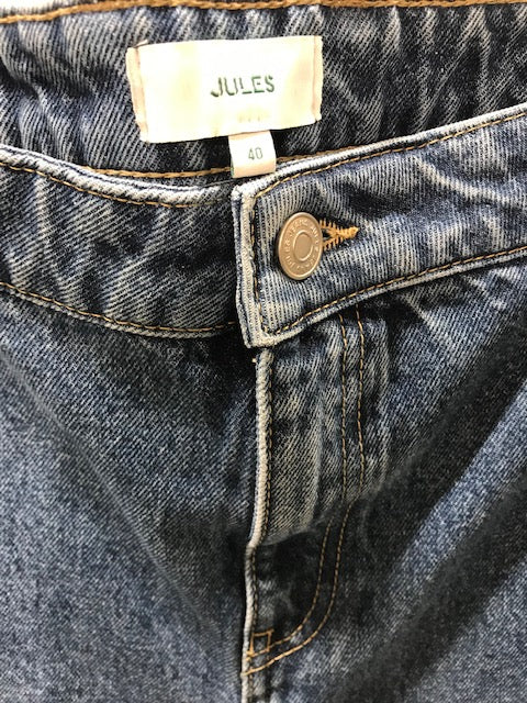 Bermuda baggy en jean - Bleu moyen