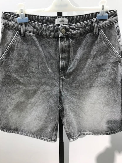 Short baggy en jean - Gris moyen