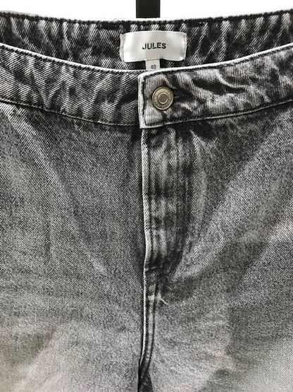 Short baggy en jean - Gris moyen