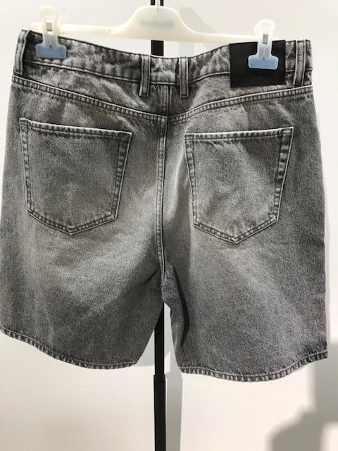 Short baggy en jean - Gris moyen