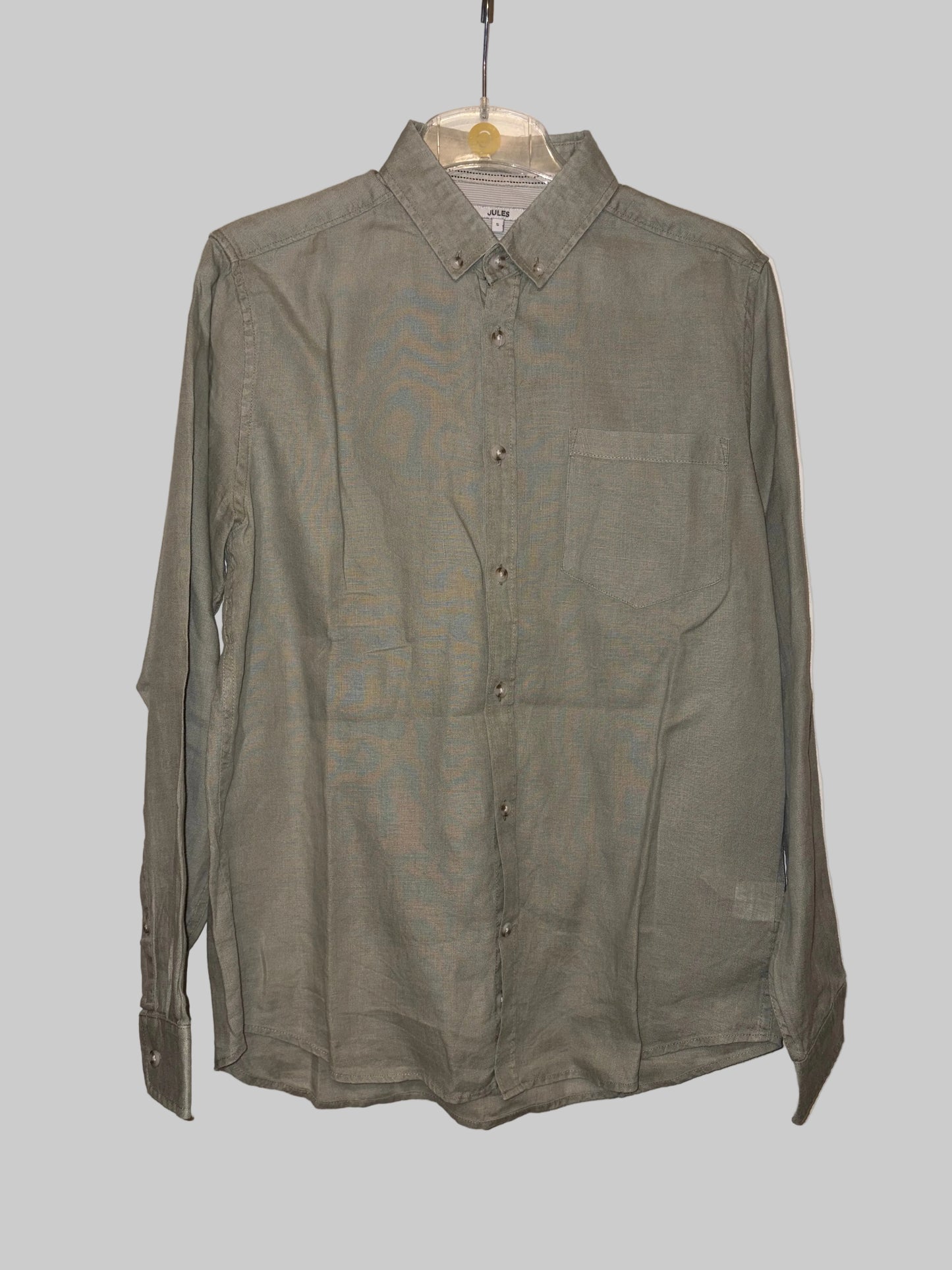 Chemise regular unie lin