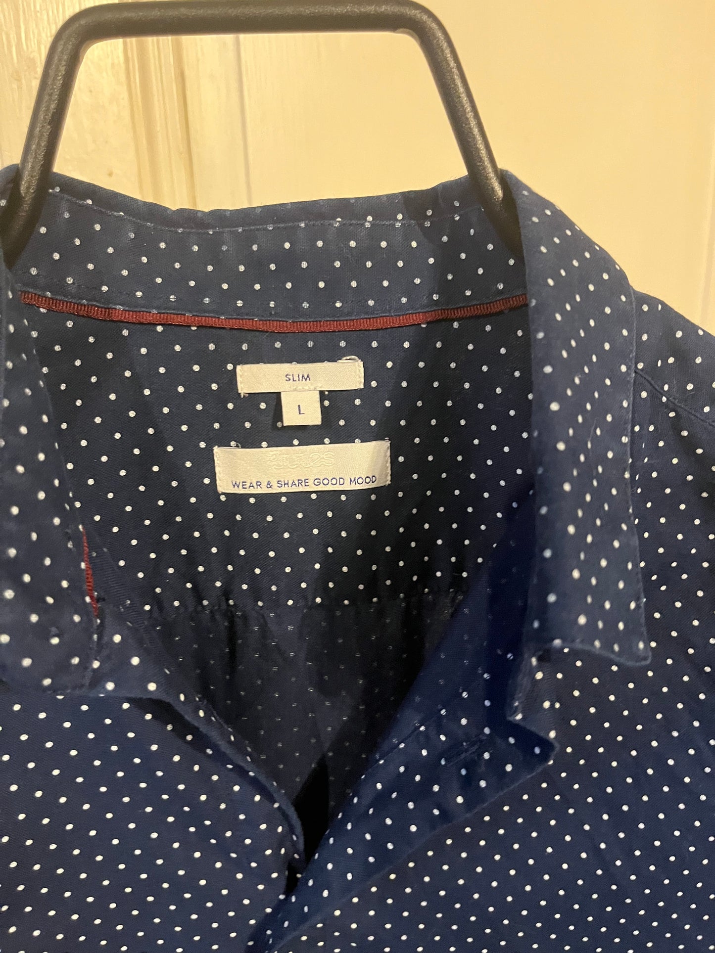 Chemise Slim Imprimée Pois