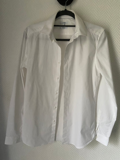 Chemise slim pop stretch unie coton biol