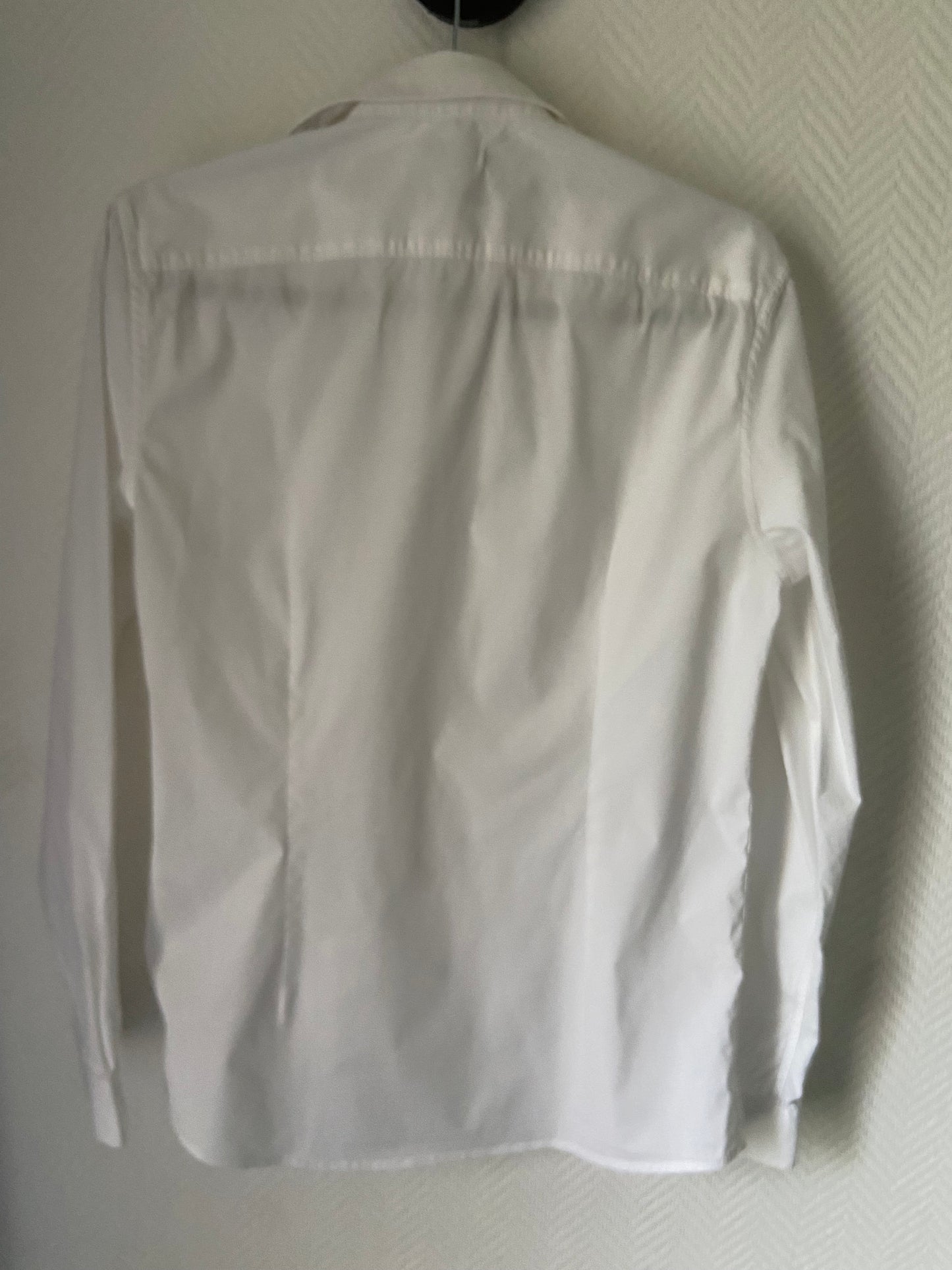 Chemise slim pop stretch unie coton biol