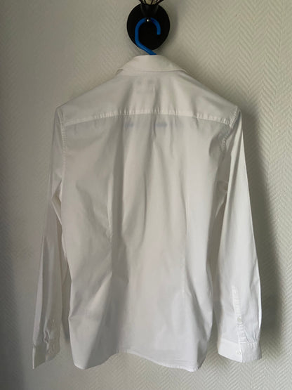 Chemise slim pop stretch unie coton biol