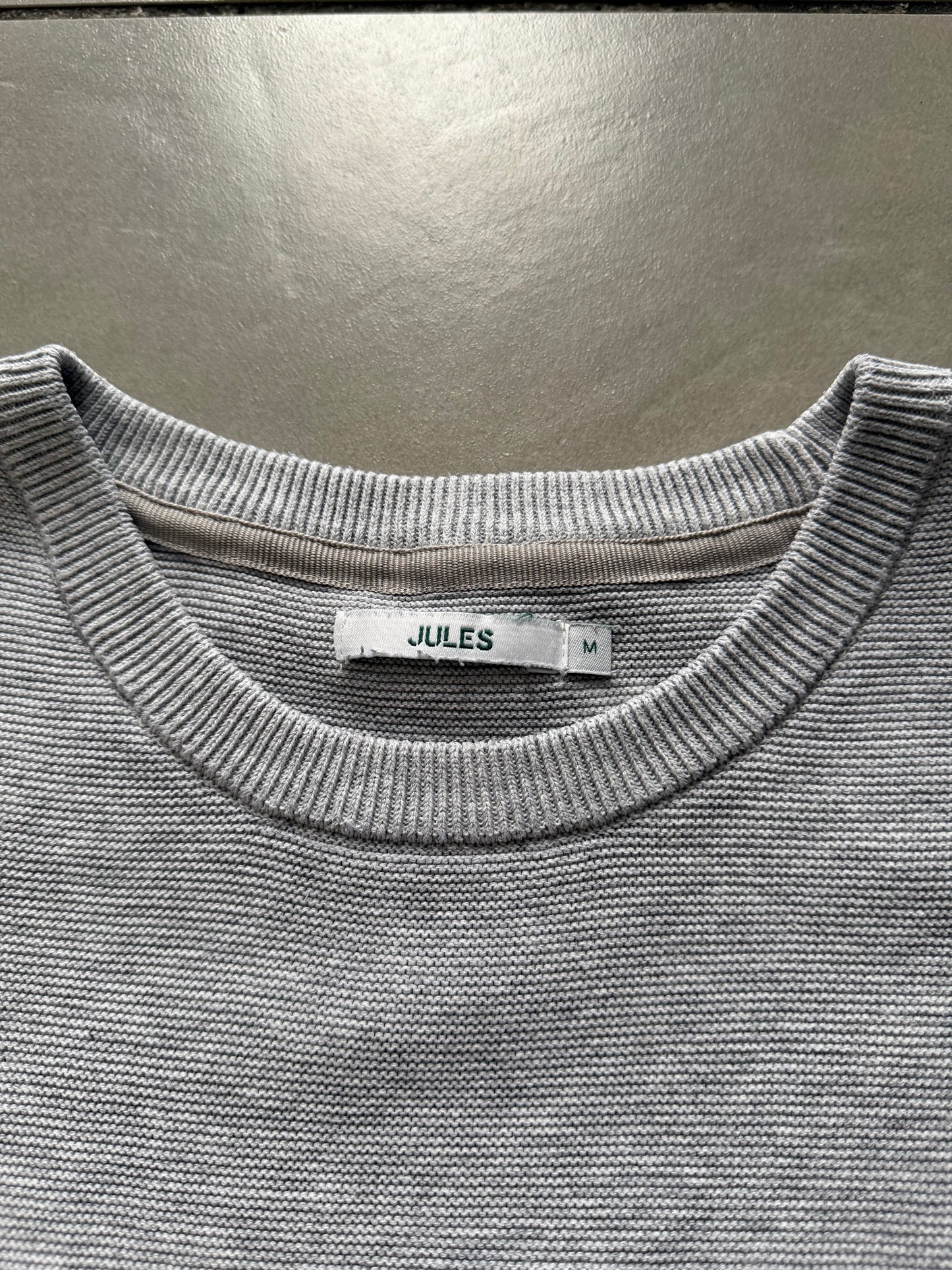 Pull col rond - patchs épaules