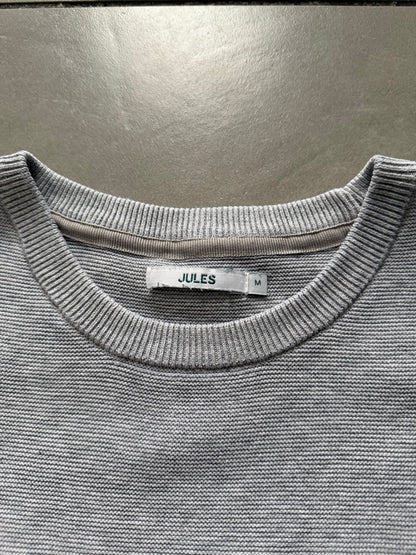 Pull col rond - patchs épaules