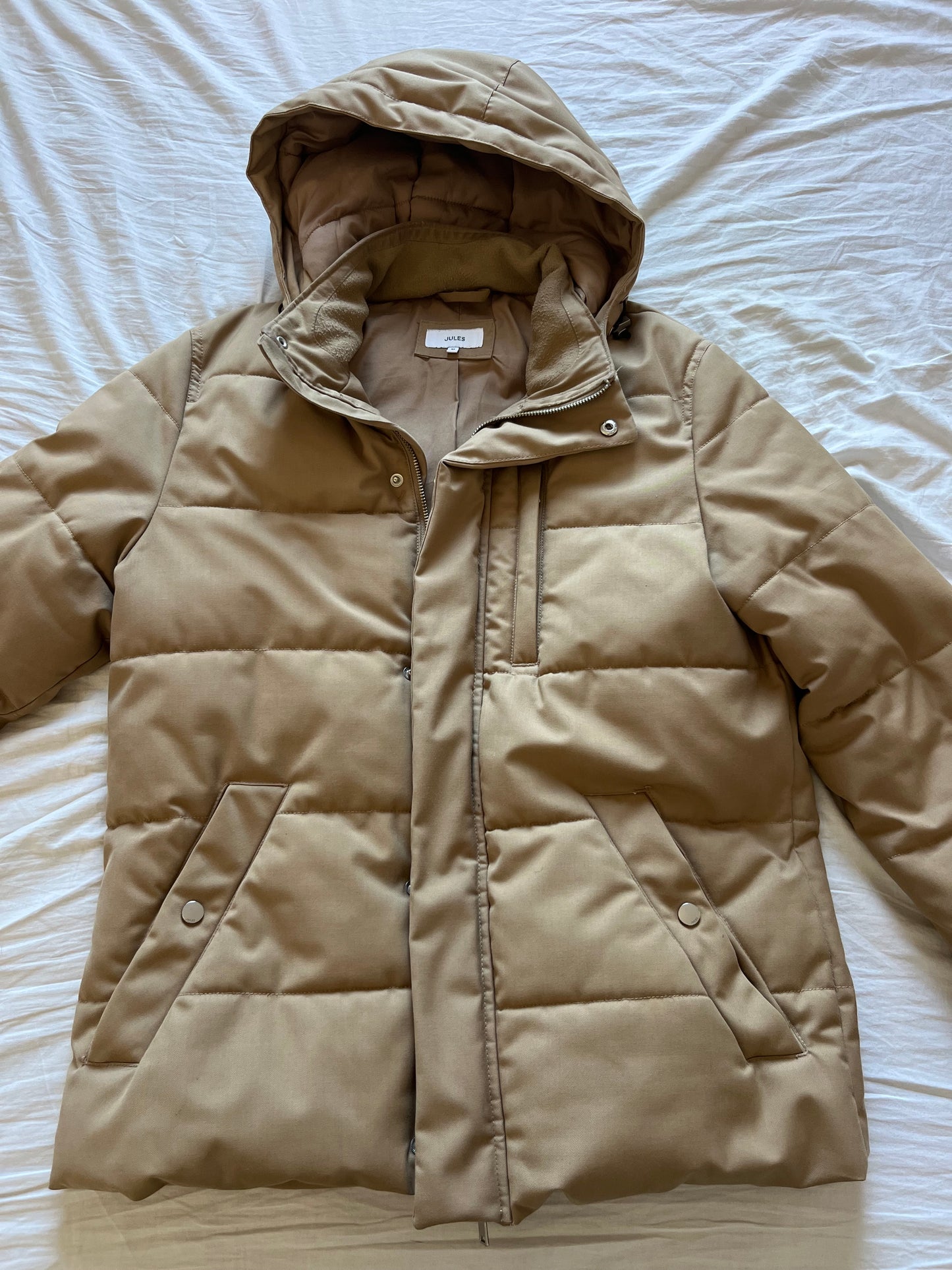 Doudoune matelassée capuche amovible