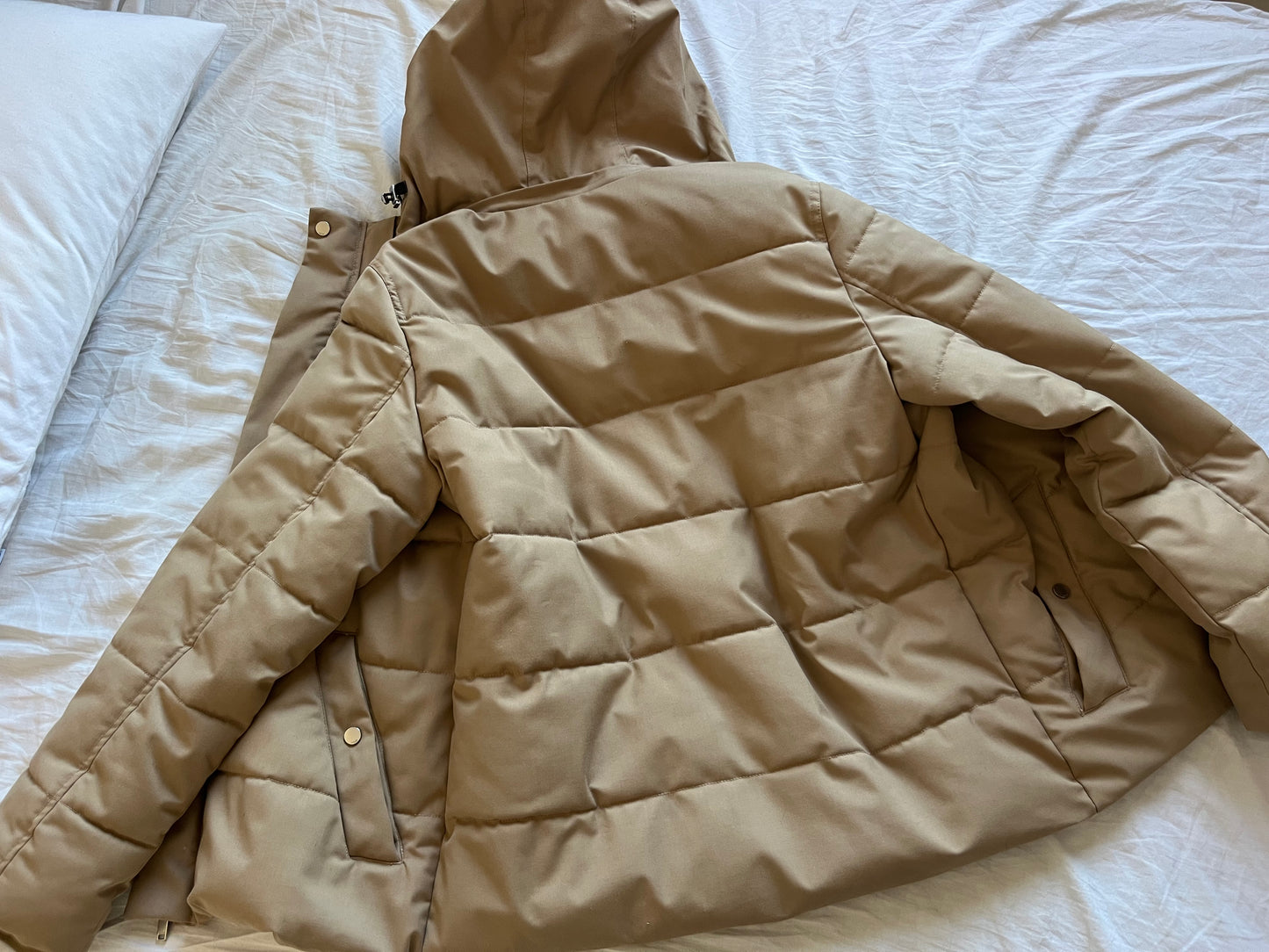 Doudoune matelassée capuche amovible