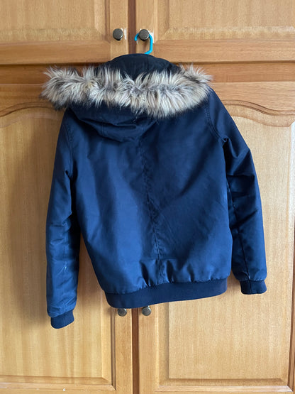 Blouson capuche fourrure amovible