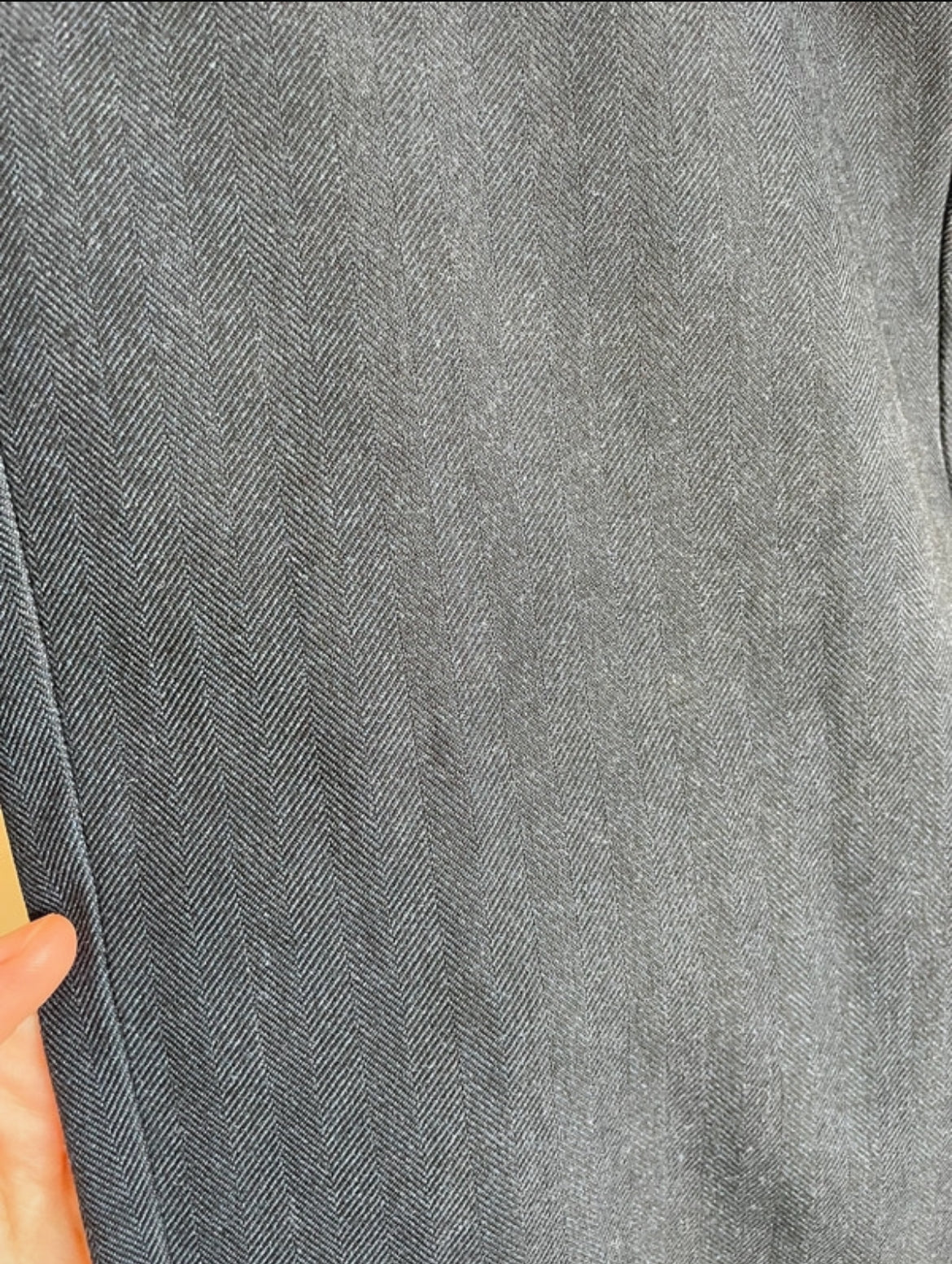 Pantalon chino slim chevron