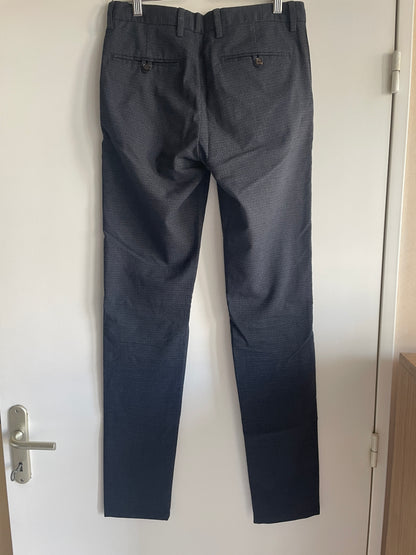 Pantalon chino à carreaux