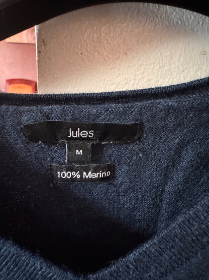 Pull mérinos col V