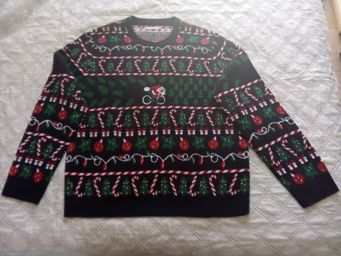Pull de noël lumineux adulte