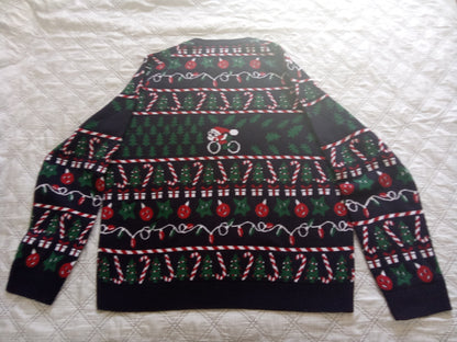 Pull de noël lumineux adulte