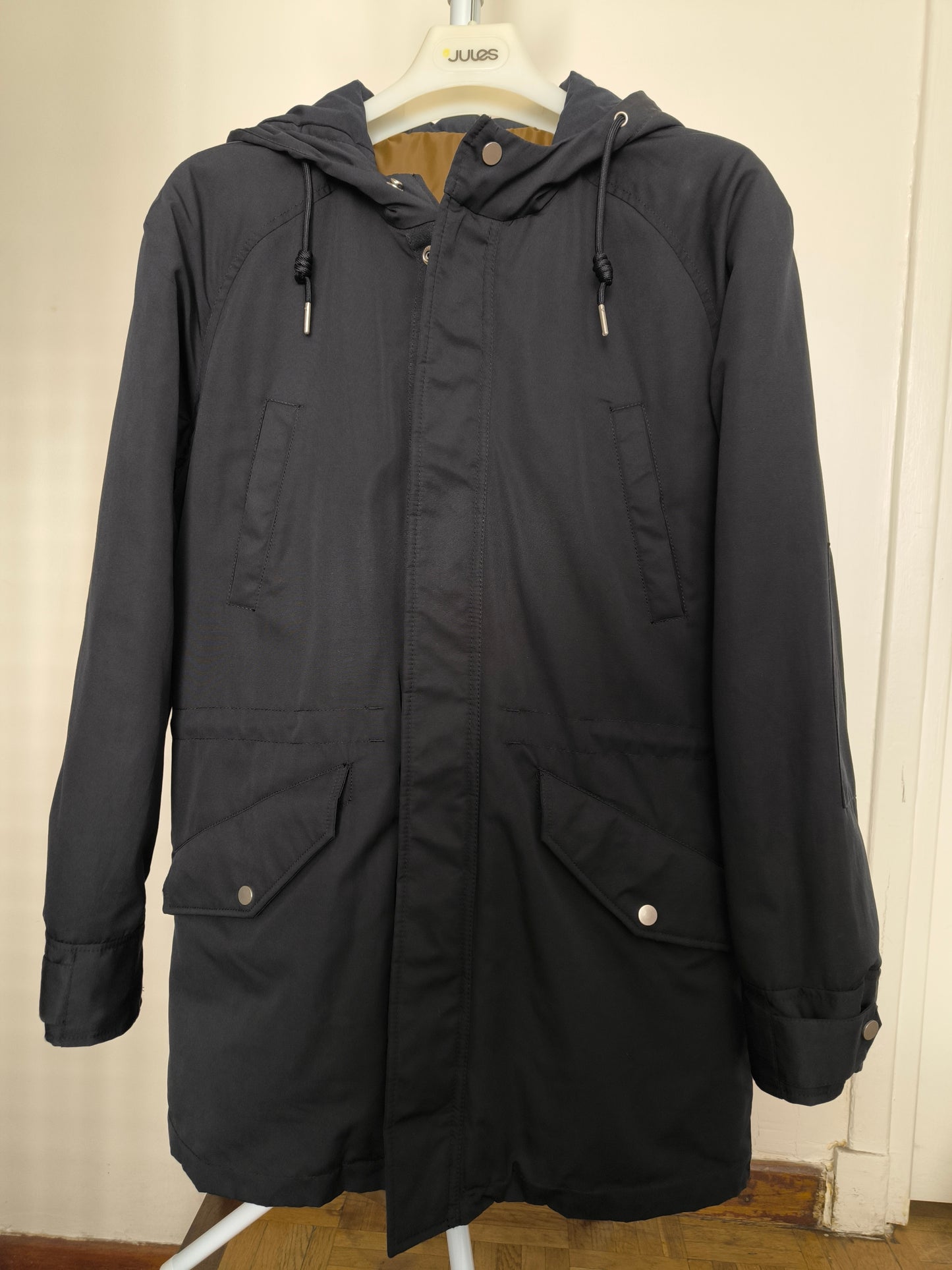 Blouson à capuche noir