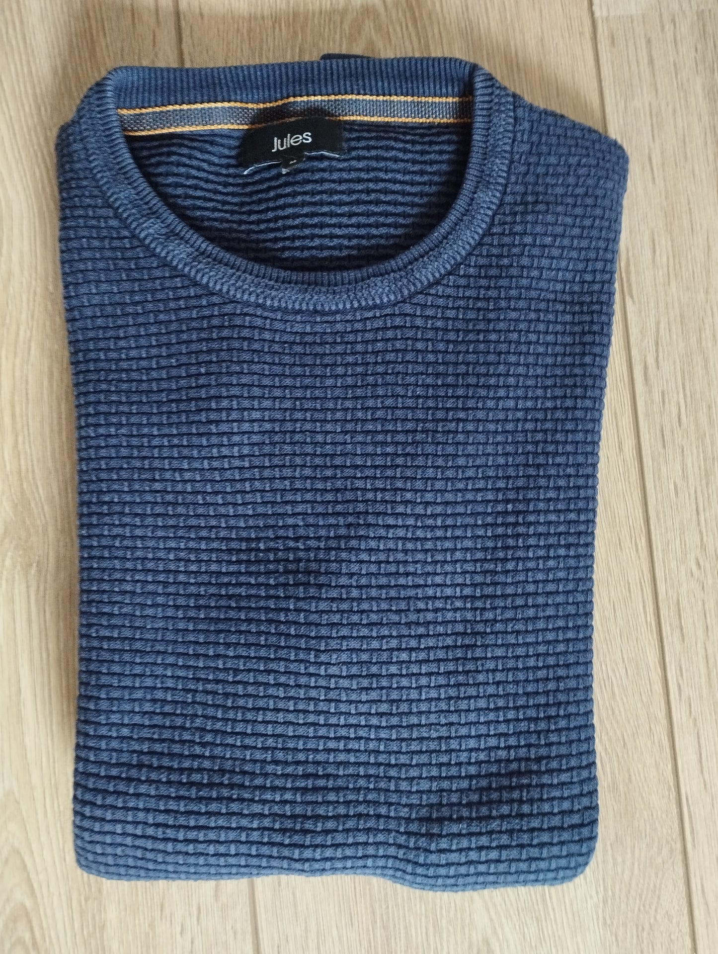 Pull col rond fantaisie (violet)
