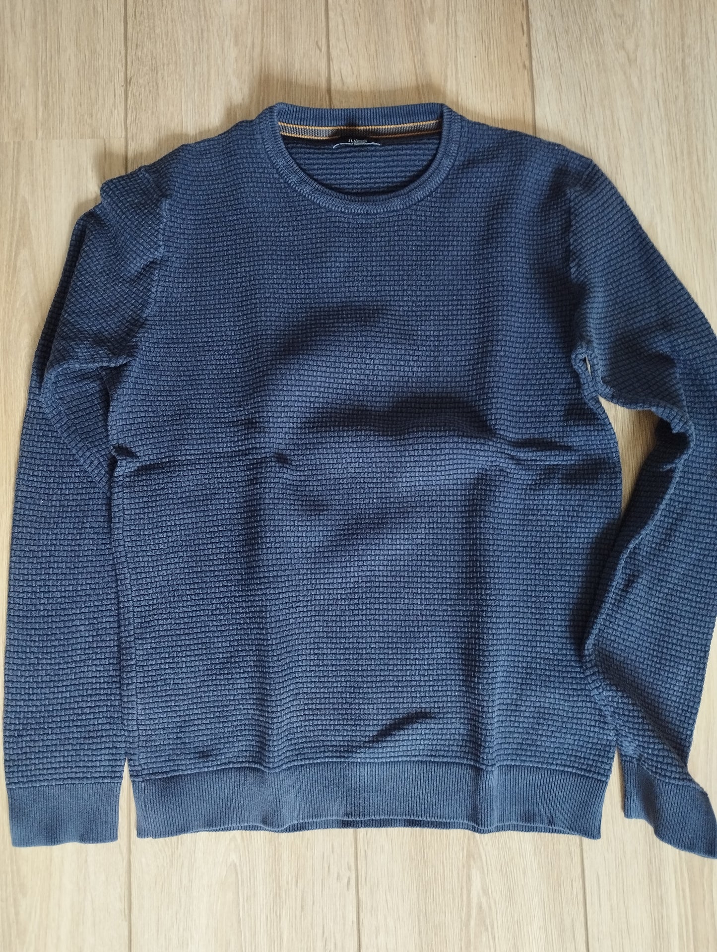 Pull col rond fantaisie (violet)