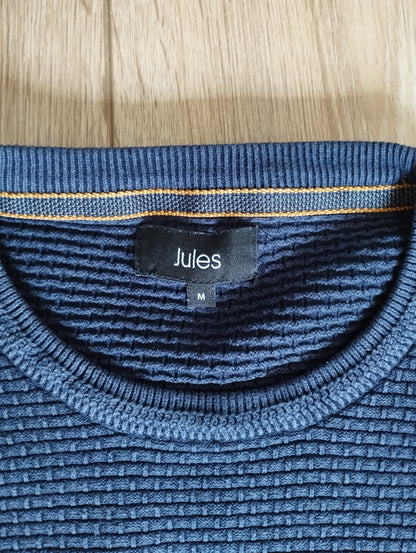 Pull col rond fantaisie (violet)