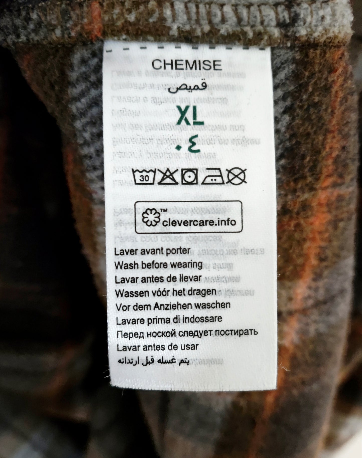 Sur chemise épaisse