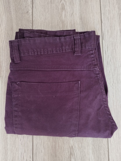 Pantalon bordeaux