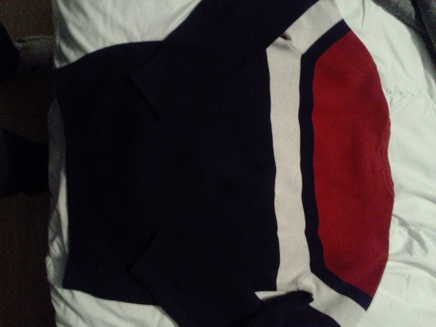 Pull col rond colorblock