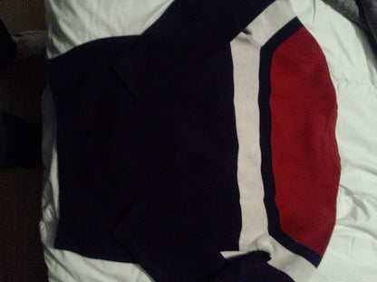 Pull col rond colorblock