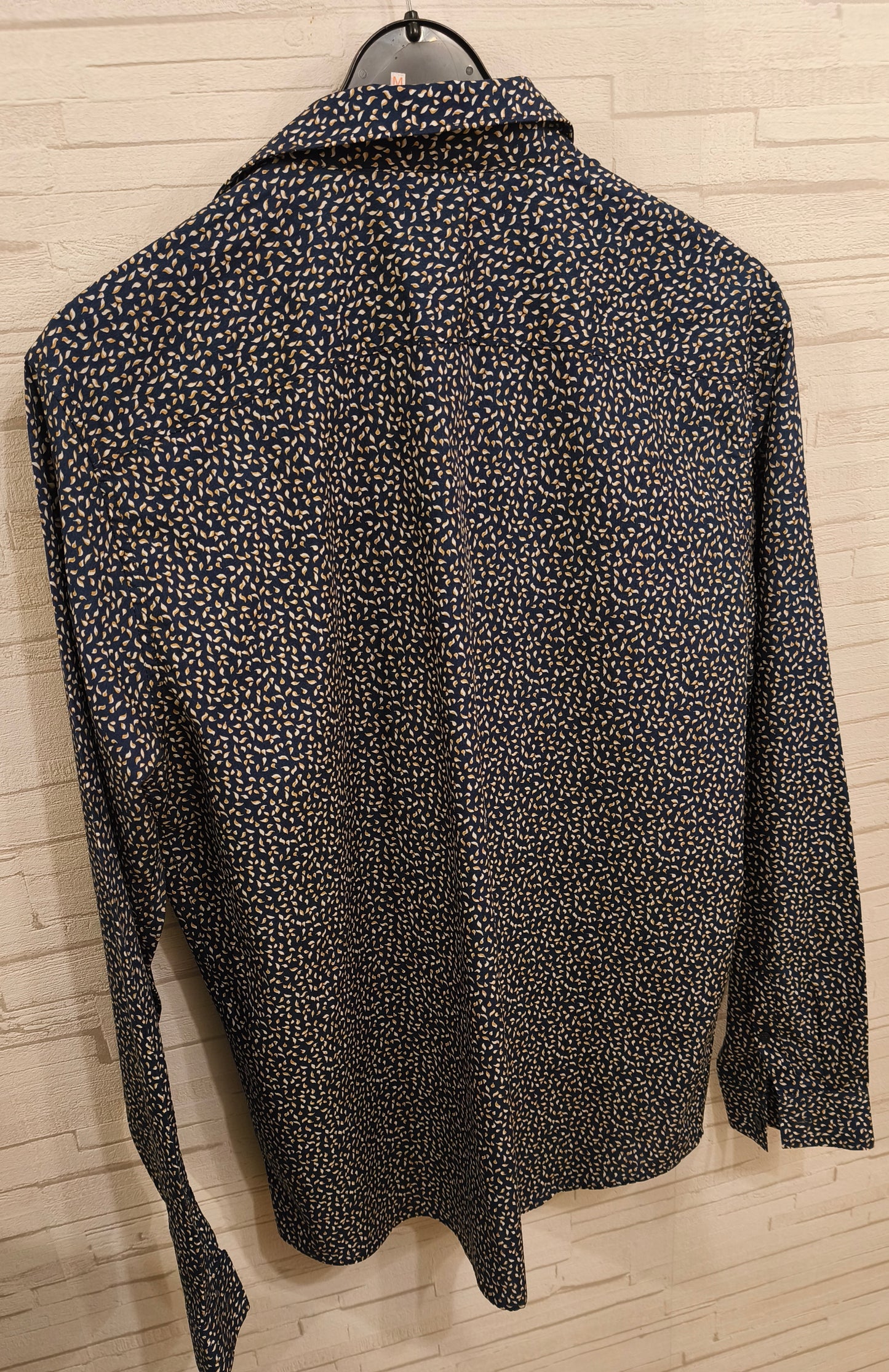 Chemise regular imprimé géométrique coton