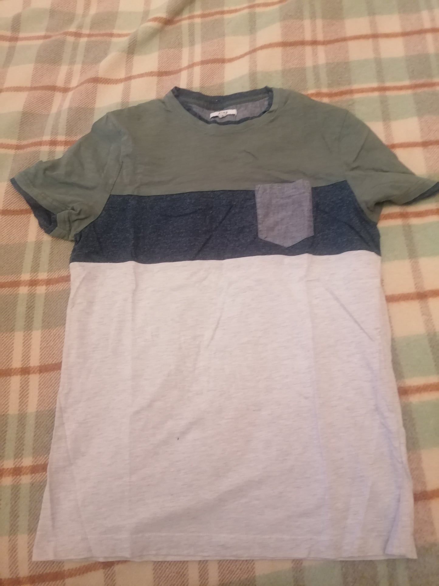 Tee-shirt colorblock  coton issu de l'ag