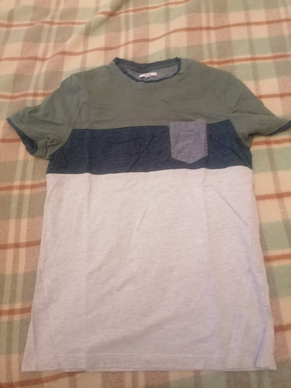 Tee-shirt colorblock  coton issu de l'ag