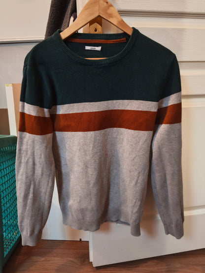 Pull col rond colorblock