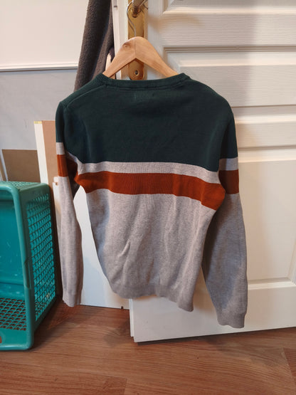 Pull col rond colorblock