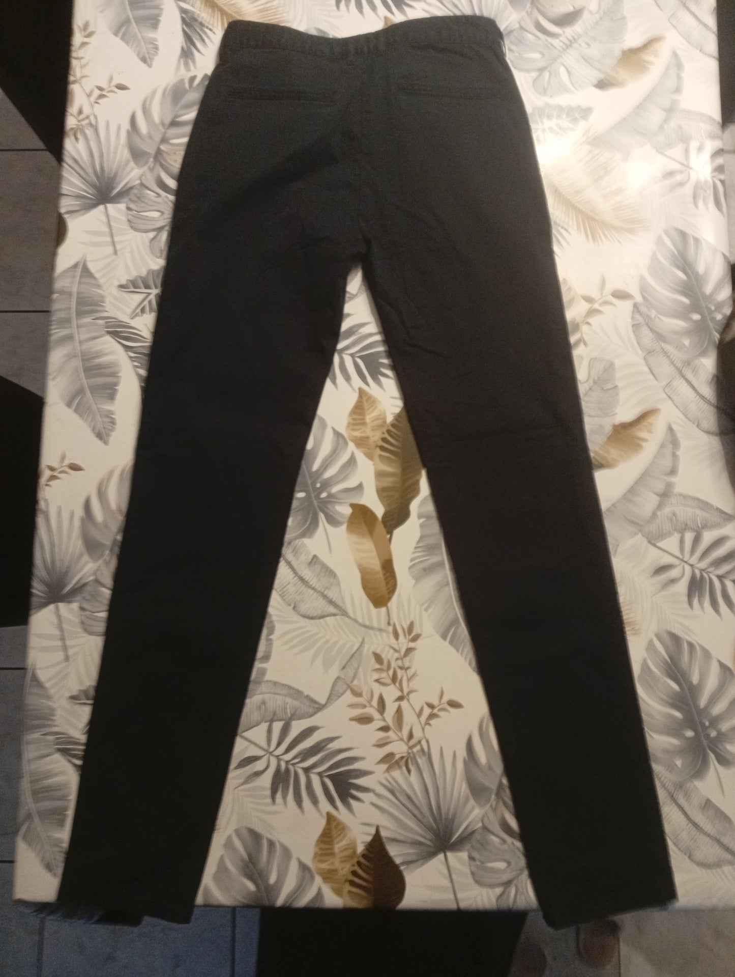 Pantalon slim noir